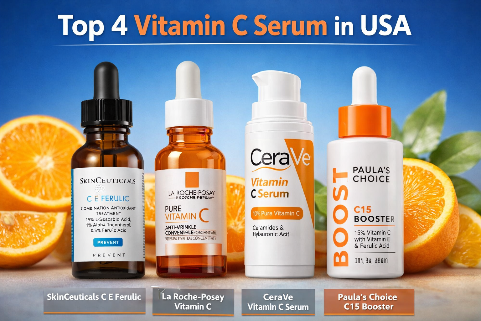Top 4 vitamin C serum in USA